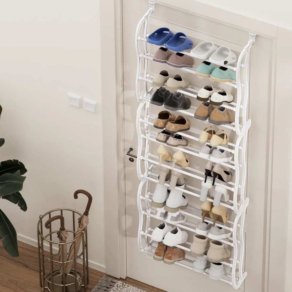 12-Tier Hanging Shoe Rack, 24 Pairs Storage, Artiss