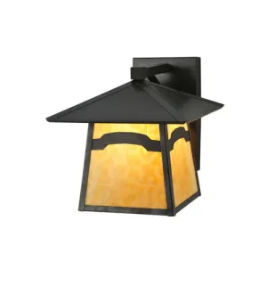 12"W Stillwater Mountain View Solid Mount Outdoor Wall Sconce