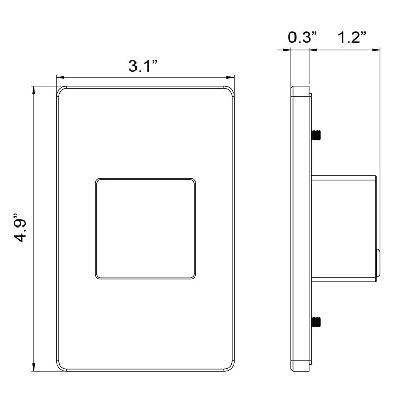 30286 1-Light LED Outdoor In-Wall