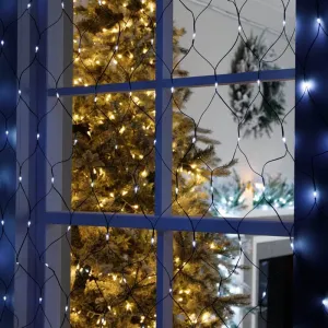 360 White Multi Action Led Christmas Net Light