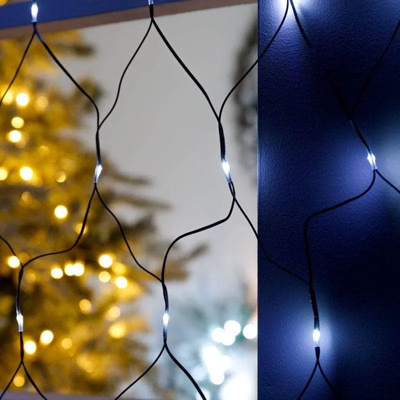 360 White Multi Action Led Christmas Net Light