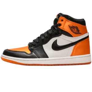 Air Jordan 1 WMNS Satin 'Shattered Backboard' Orange Black