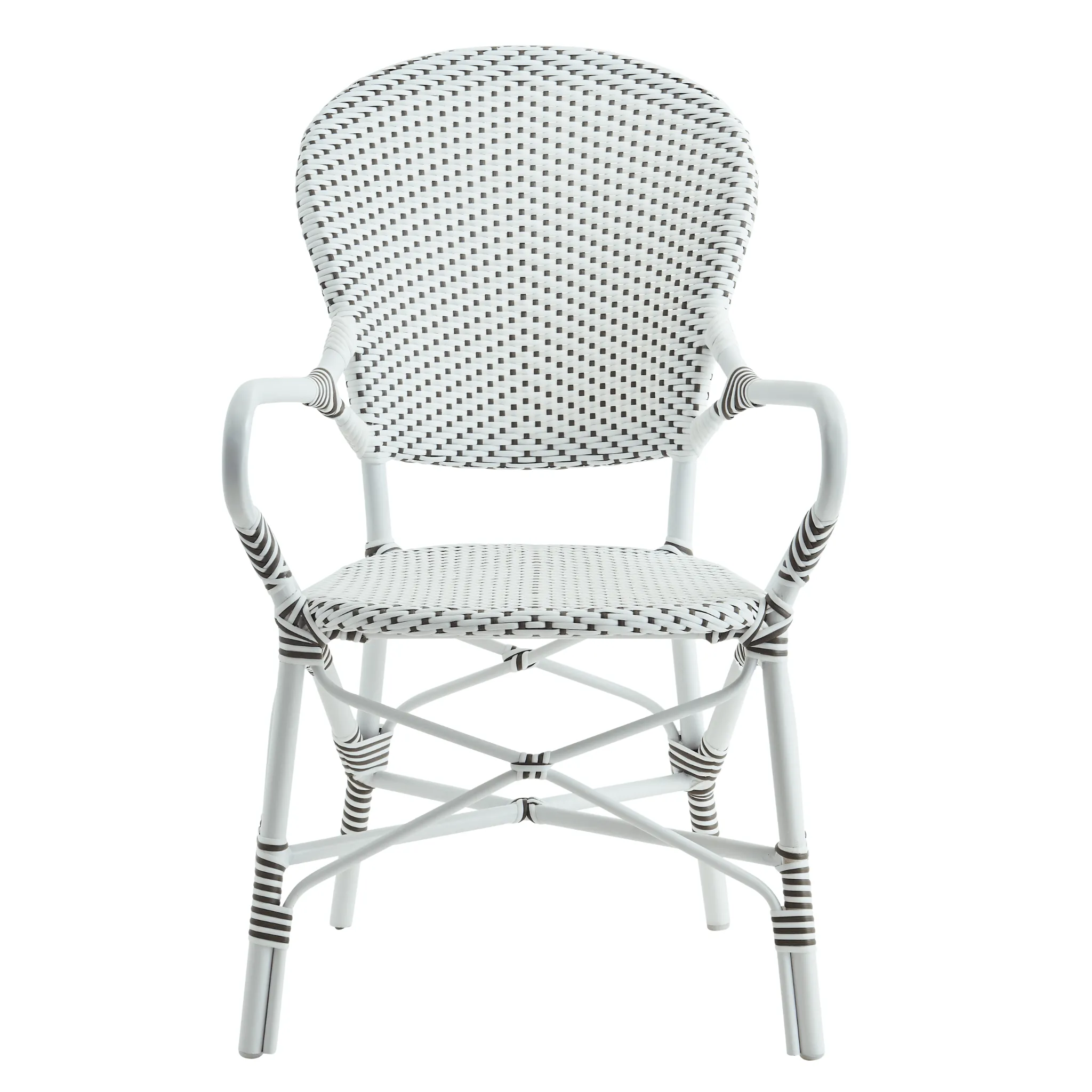 AluRattan™ Bistro Style Arm Chair - Available in Two Colors