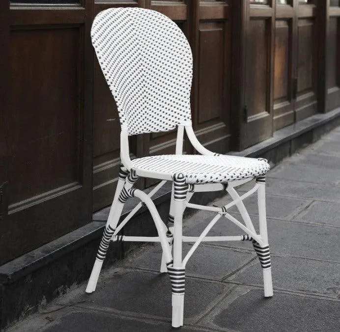 AluRattan™ Bistro Style Side Chair - Available in Two Colors