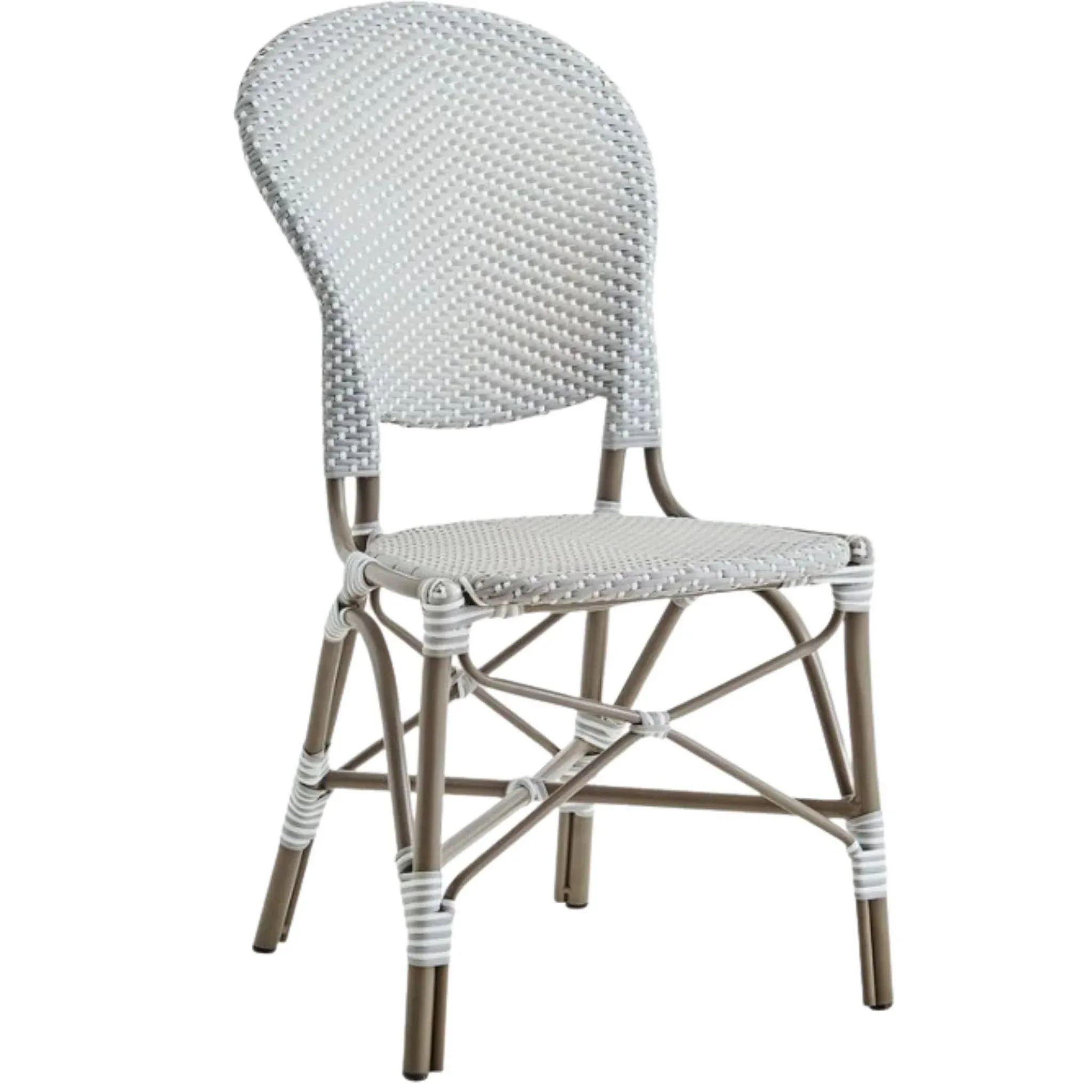 AluRattan™ Bistro Style Side Chair - Available in Two Colors