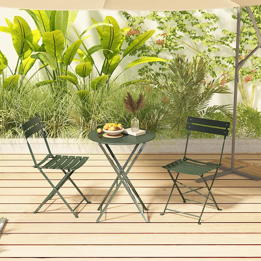 Ansel Outdoor Round 2 Seater Dining Set