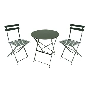 Ansel Outdoor Round 2 Seater Dining Set