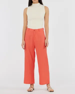 Barossa Linen Pant - Poppy