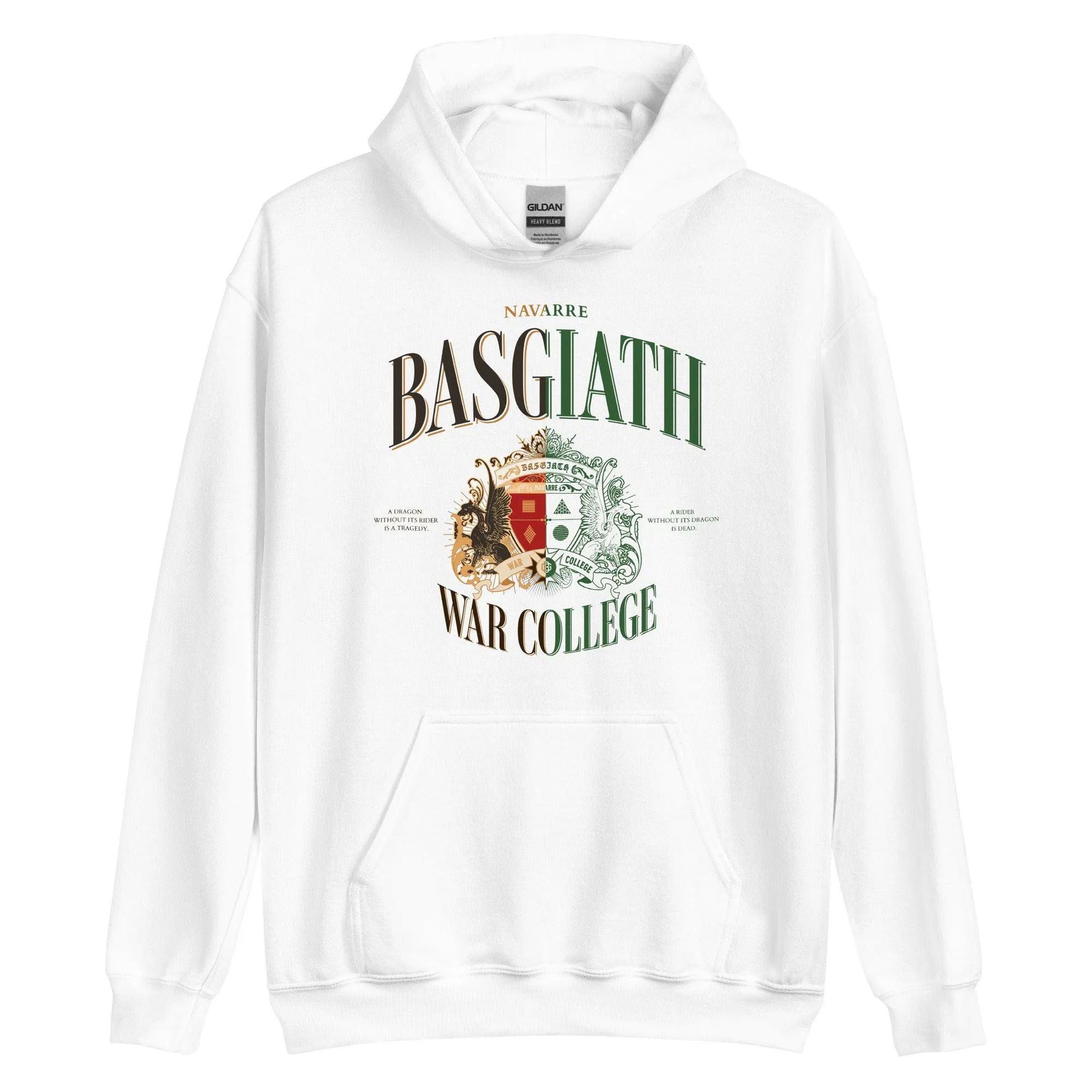 Basgiath War College Vintage Style Hoodie