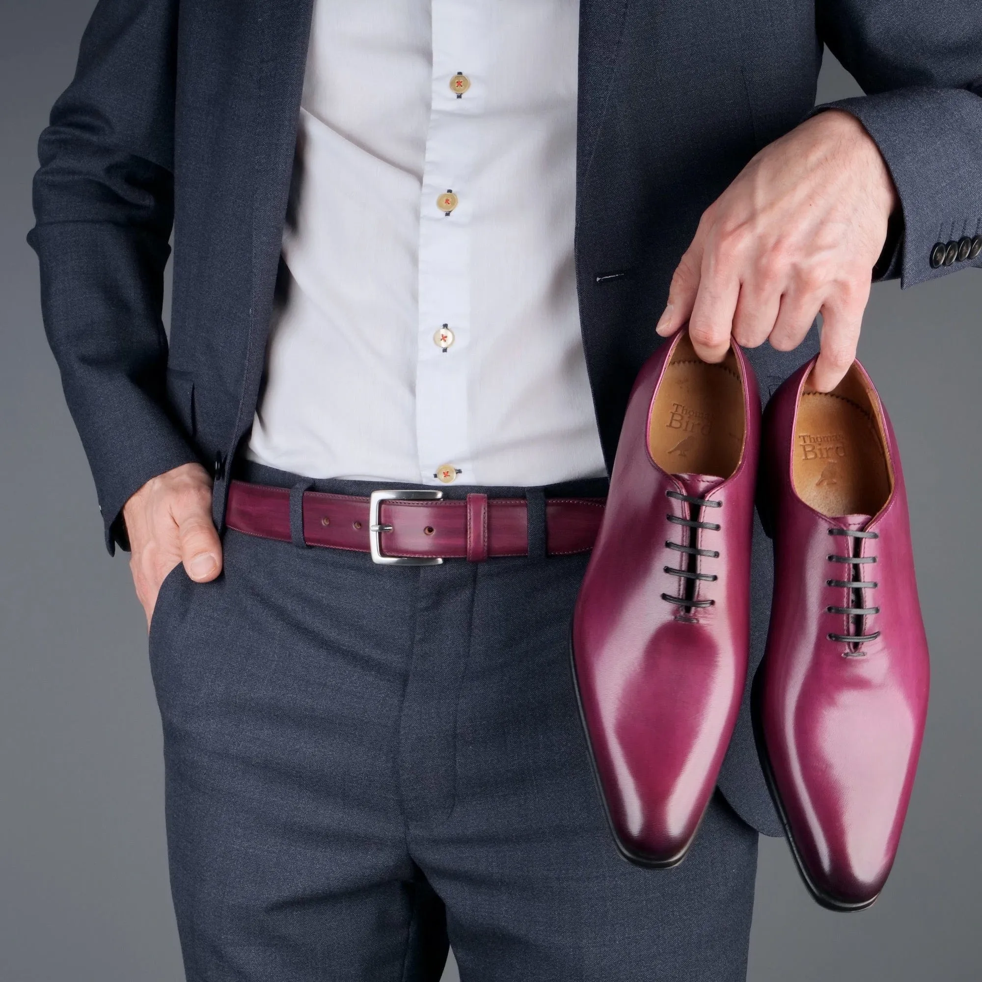 Benson Wholecut Oxford Plum