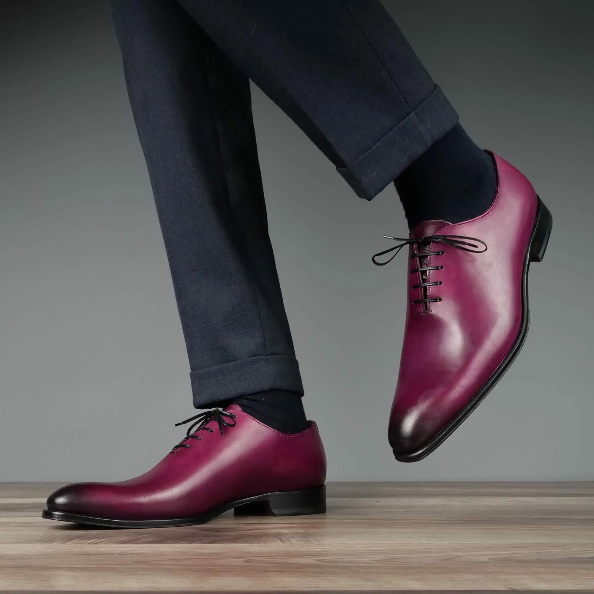 Benson Wholecut Oxford Plum