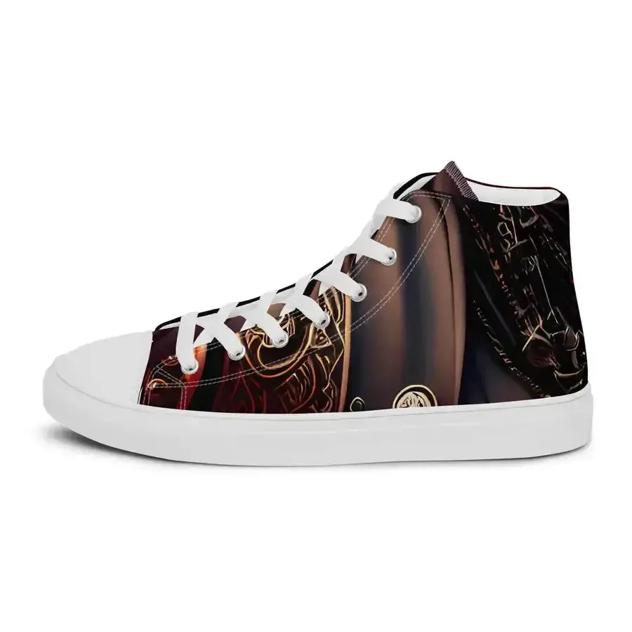 Black pirates women’s high top shoes