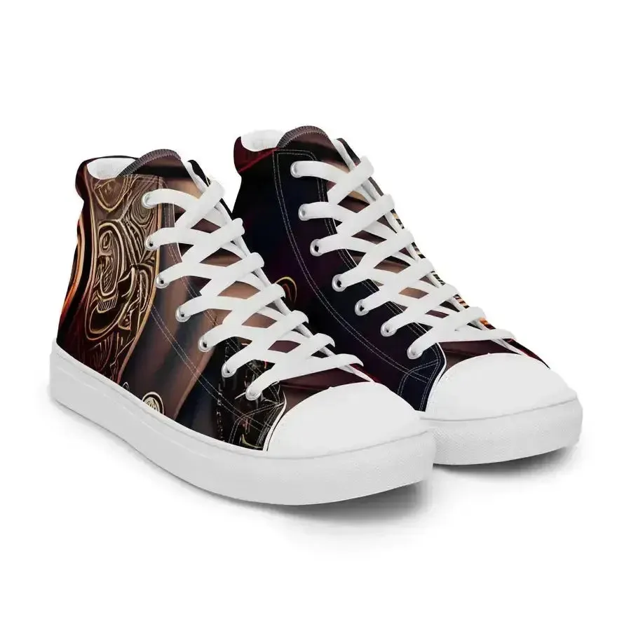 Black pirates women’s high top shoes