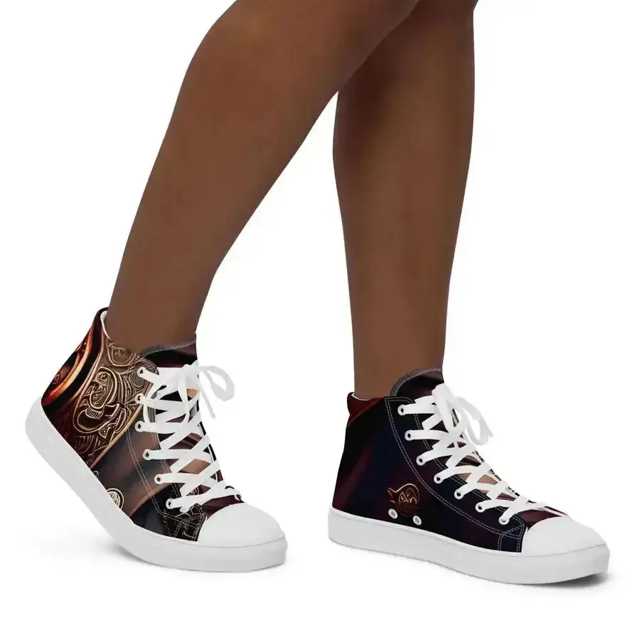 Black pirates women’s high top shoes