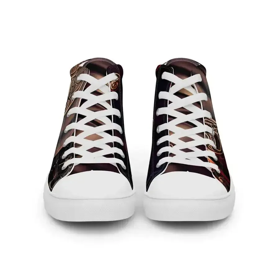 Black pirates women’s high top shoes