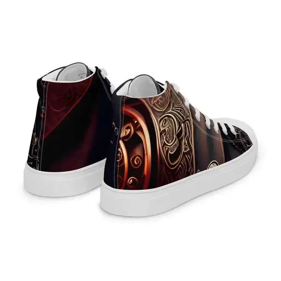 Black pirates women’s high top shoes