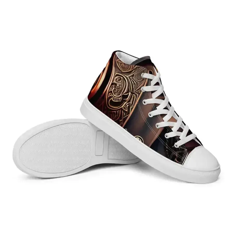 Black pirates women’s high top shoes