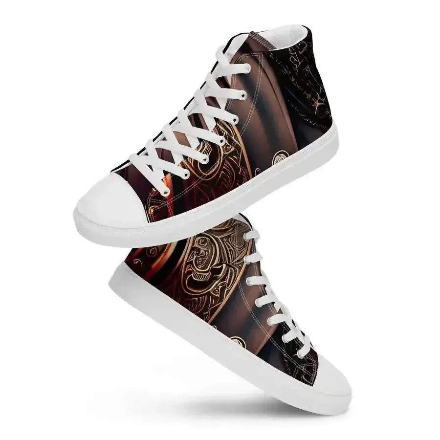 Black pirates women’s high top shoes