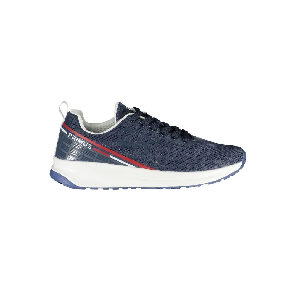 Blue Polyethylene Men Sneaker