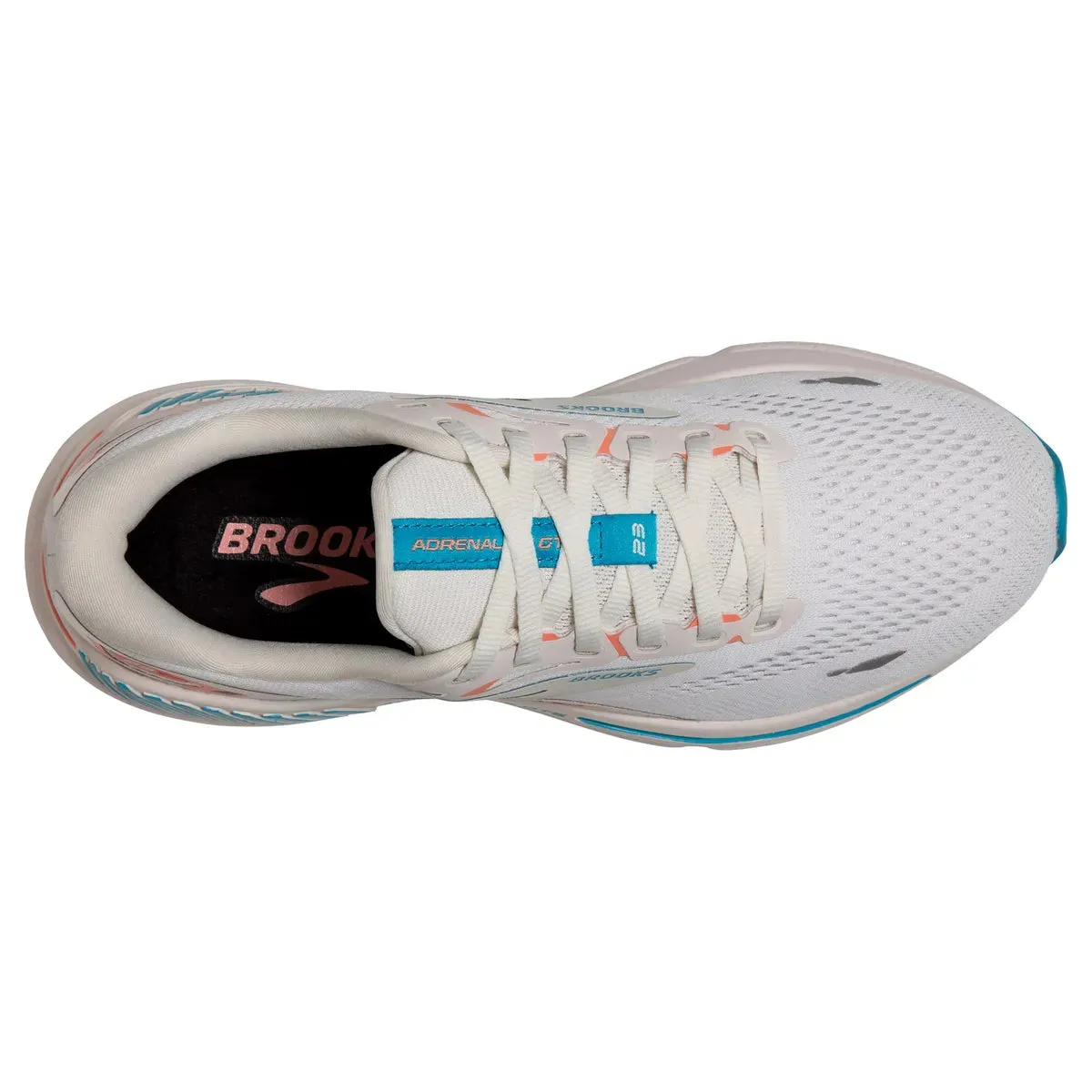 Brooks Women's Adrenaline GTS 23 - Coconut/Papaya/Blue