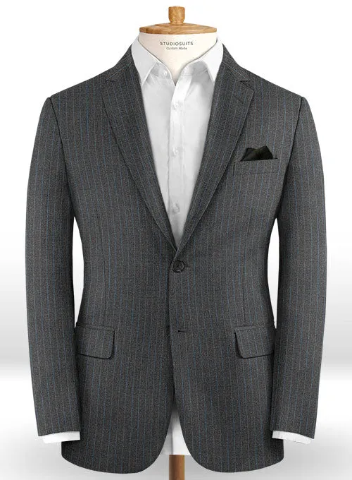 Caccioppoli Dapper Dandy Fione Charcoal Wool Suit