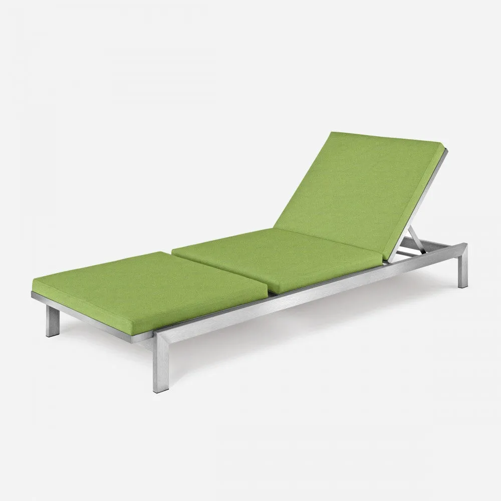 Case Study® Furniture Stainless Chaise - Upholstered