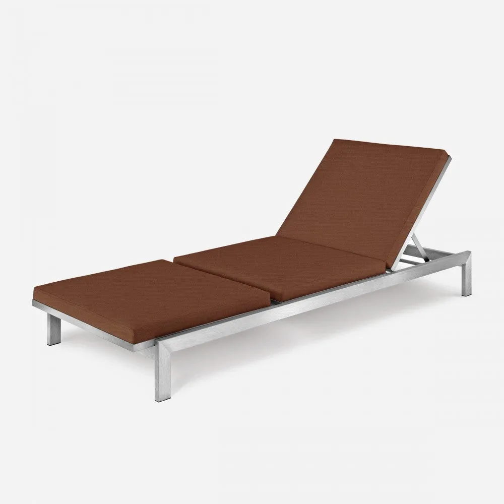 Case Study® Furniture Stainless Chaise - Upholstered