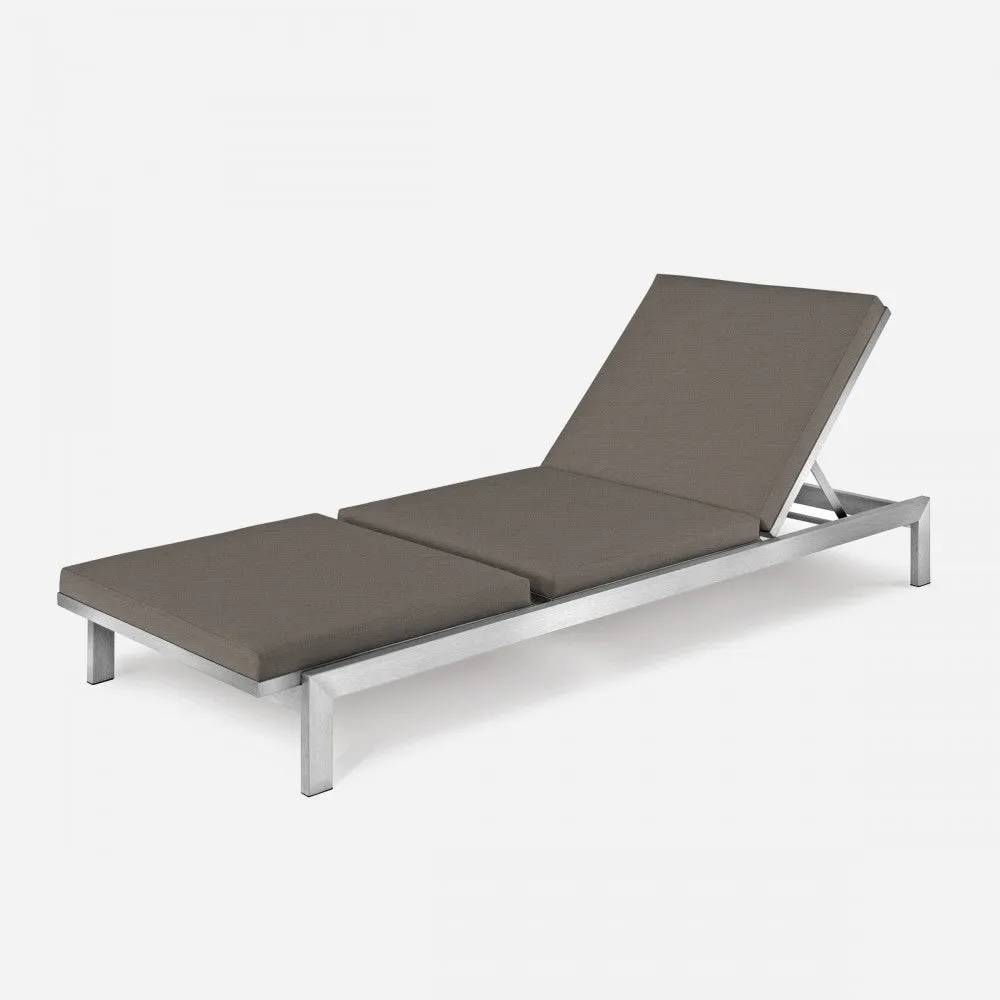 Case Study® Furniture Stainless Chaise - Upholstered