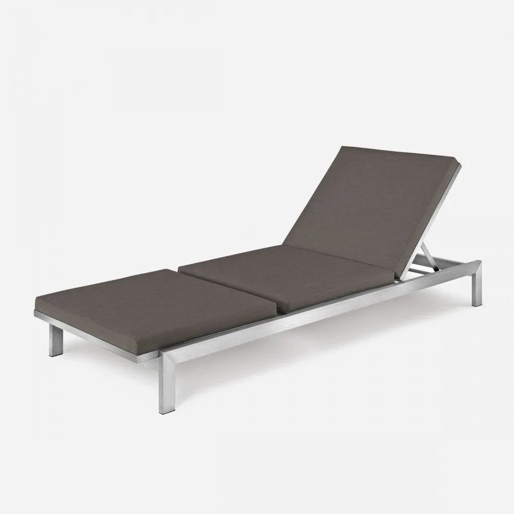 Case Study® Furniture Stainless Chaise - Upholstered