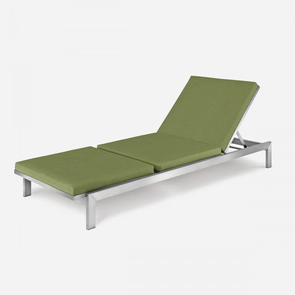 Case Study® Furniture Stainless Chaise - Upholstered