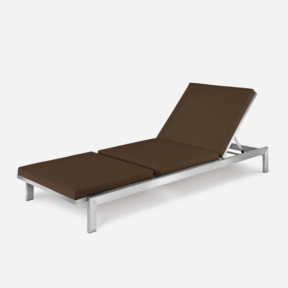 Case Study® Furniture Stainless Chaise - Upholstered