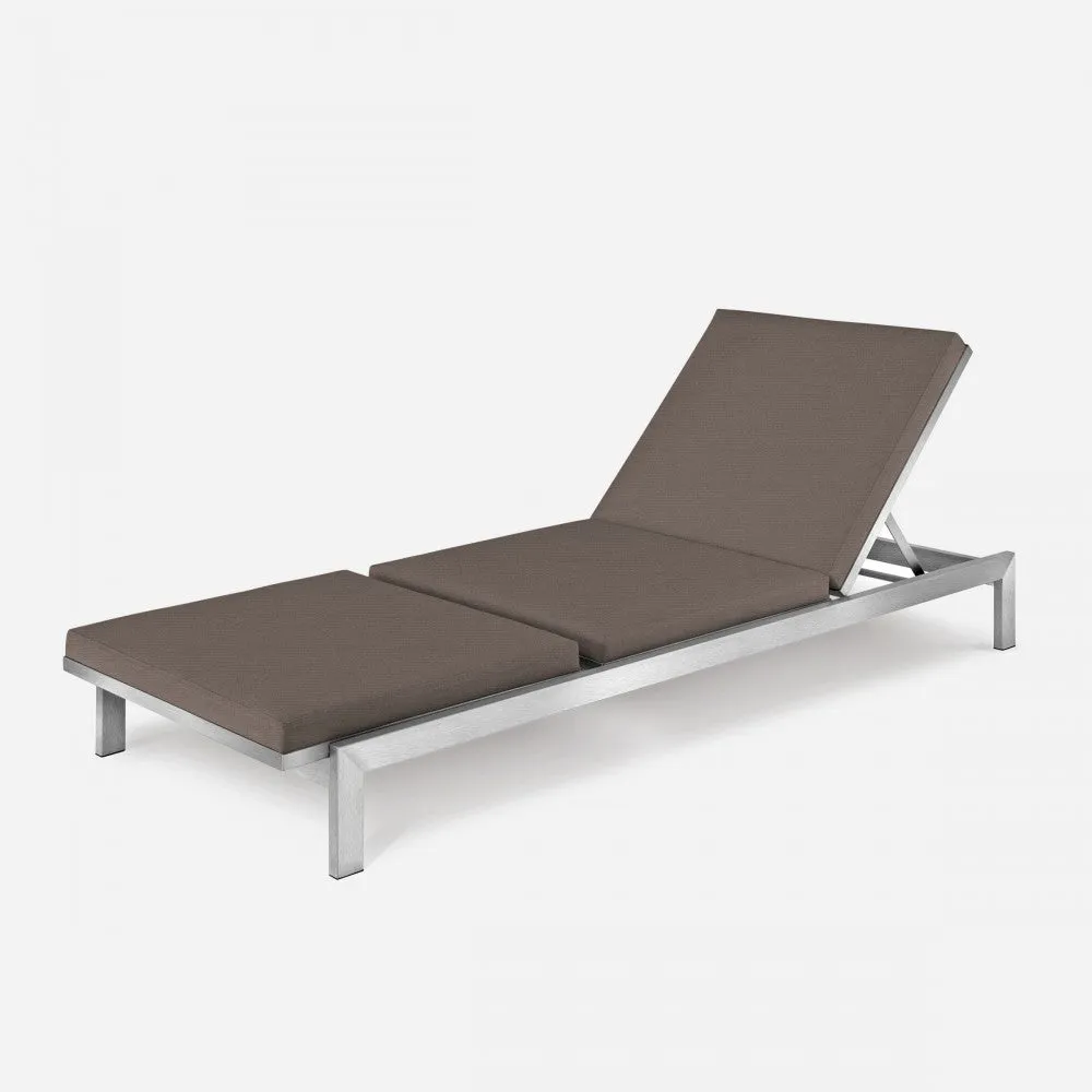 Case Study® Furniture Stainless Chaise - Upholstered