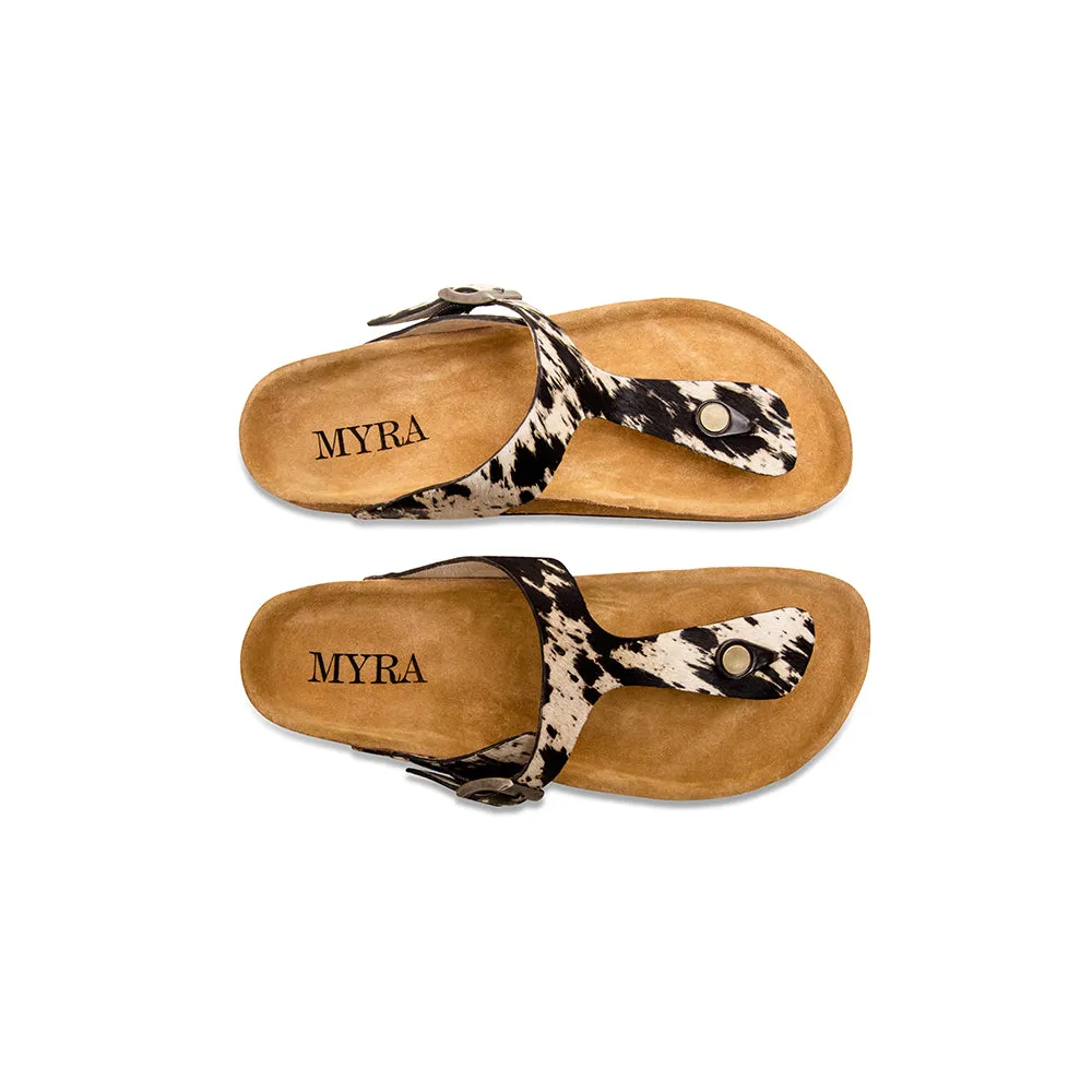 Chino Western Hand-Tooled Sandals