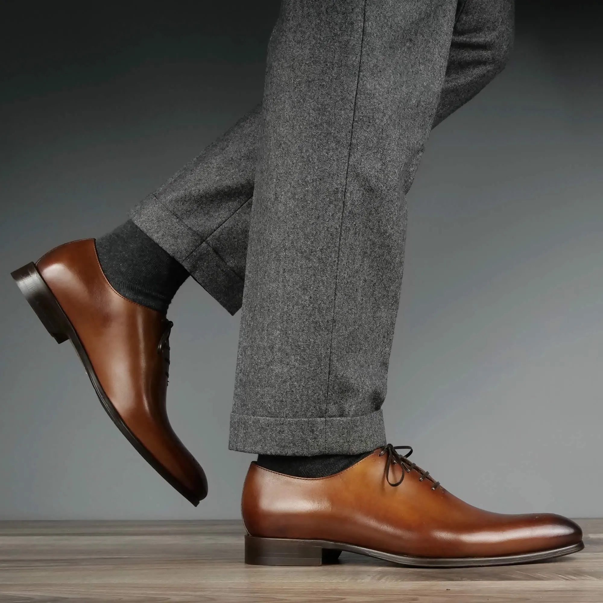 Ellington Wholecut Brogue Tan