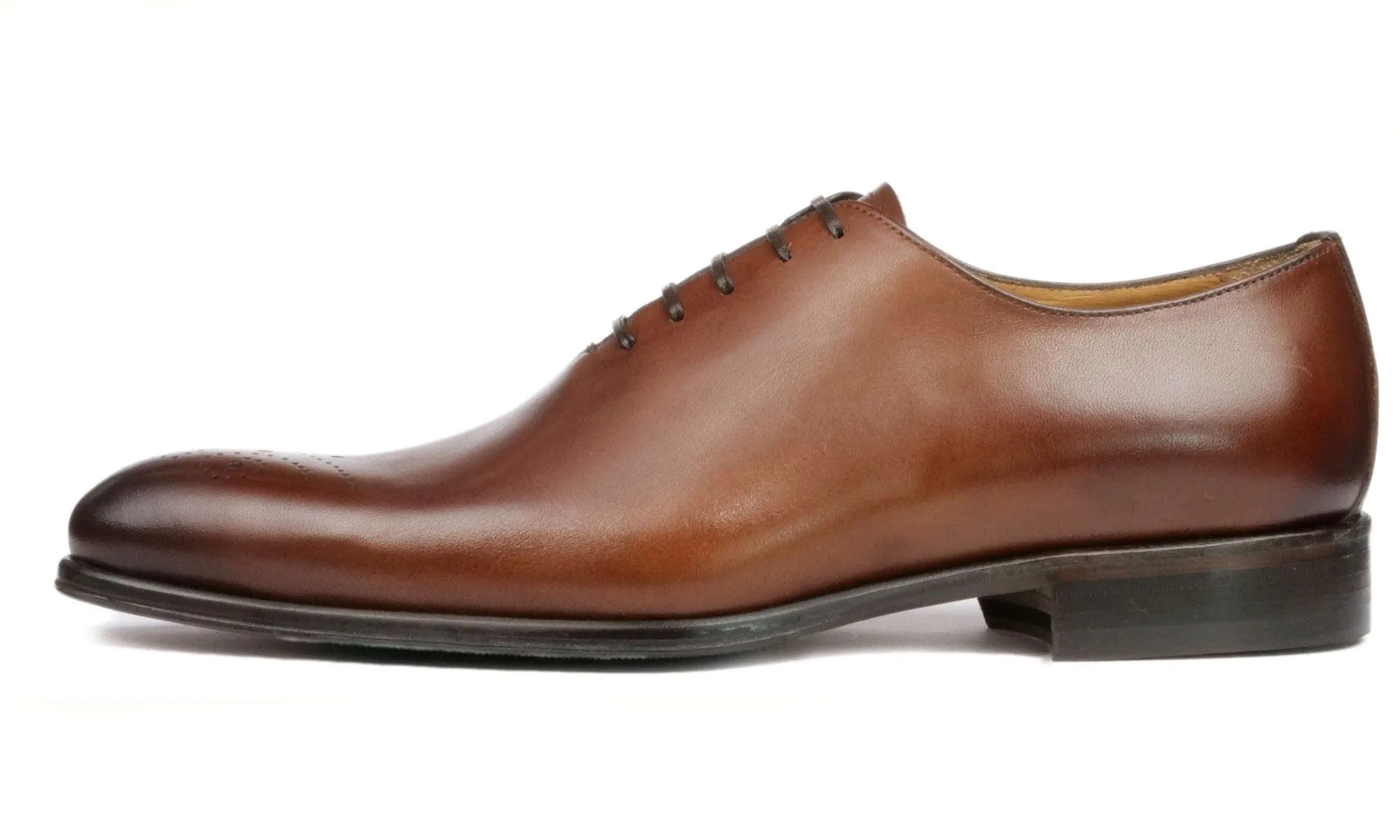 Ellington Wholecut Brogue Tan