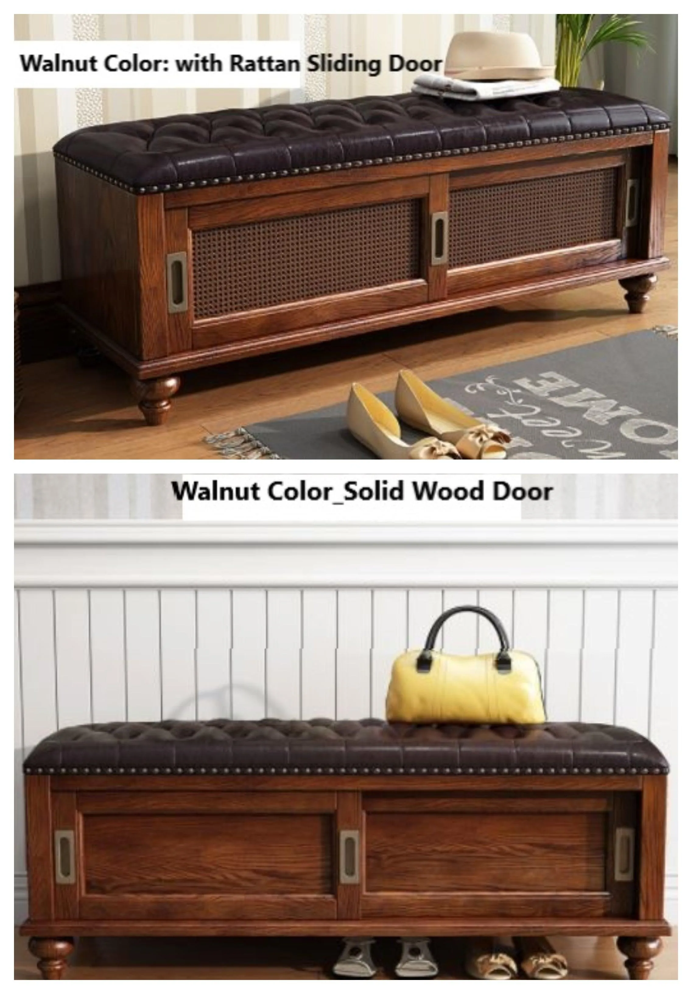 Entryway Storage Bench | CALLIE