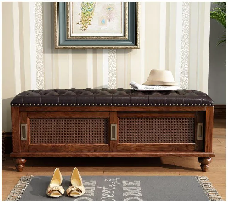 Entryway Storage Bench | CALLIE