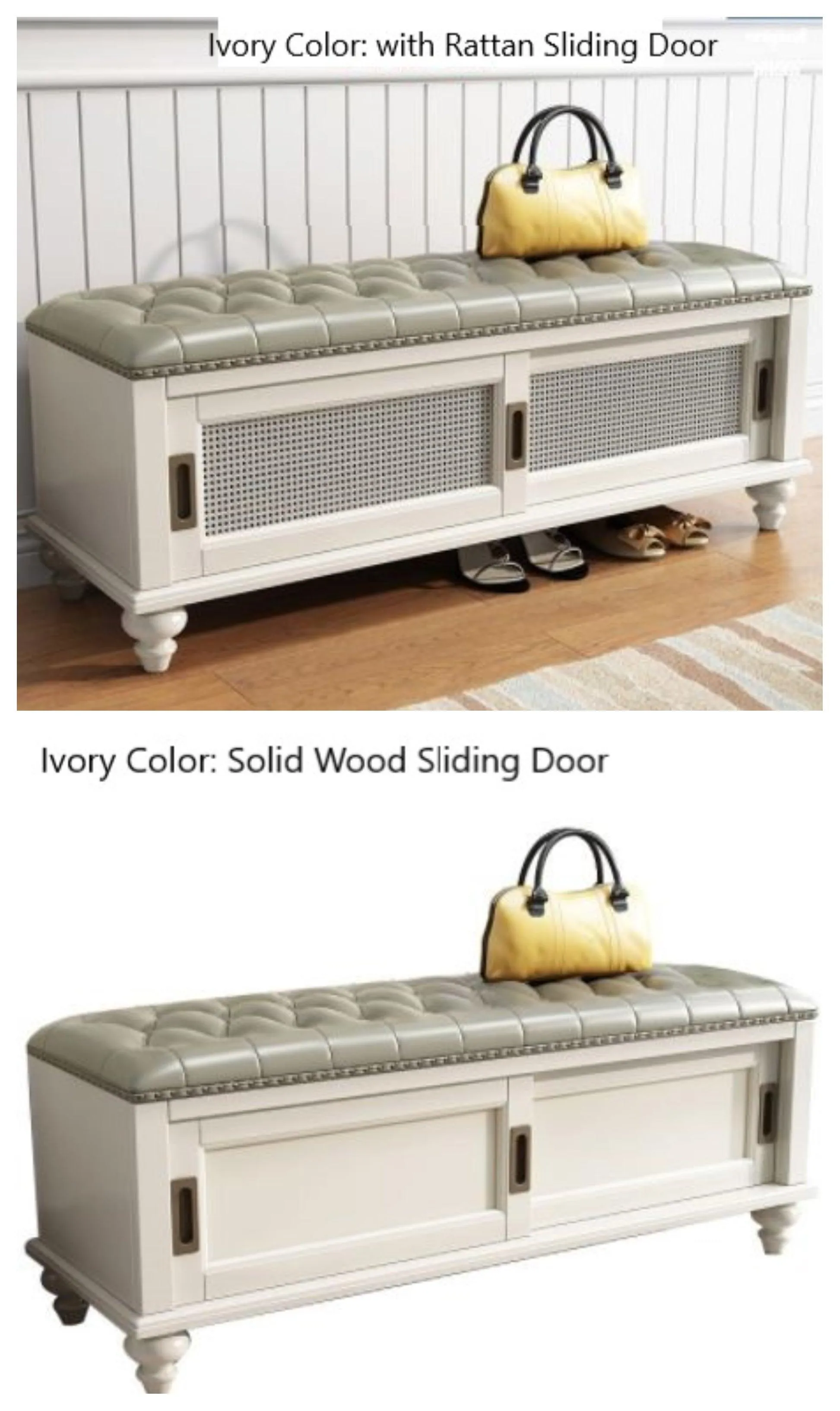 Entryway Storage Bench | CALLIE