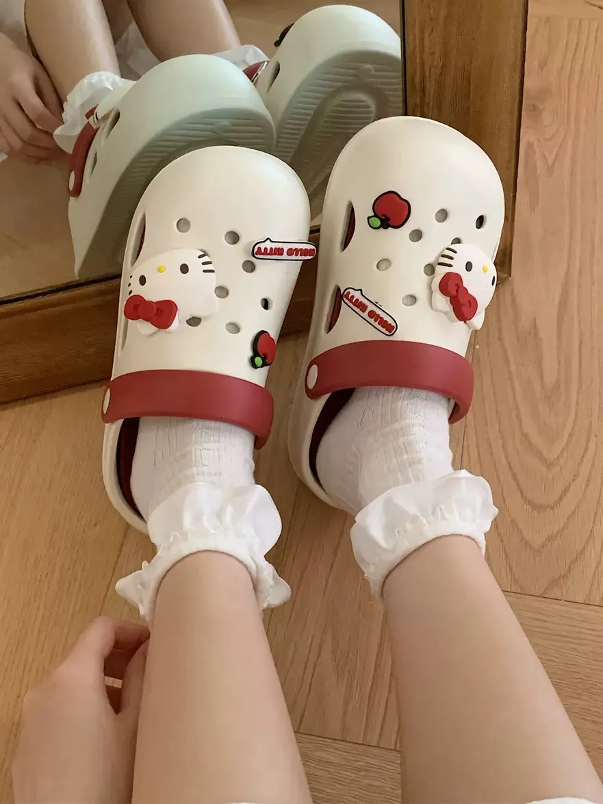 Kawaii Clogs Platform Shoes Sandal