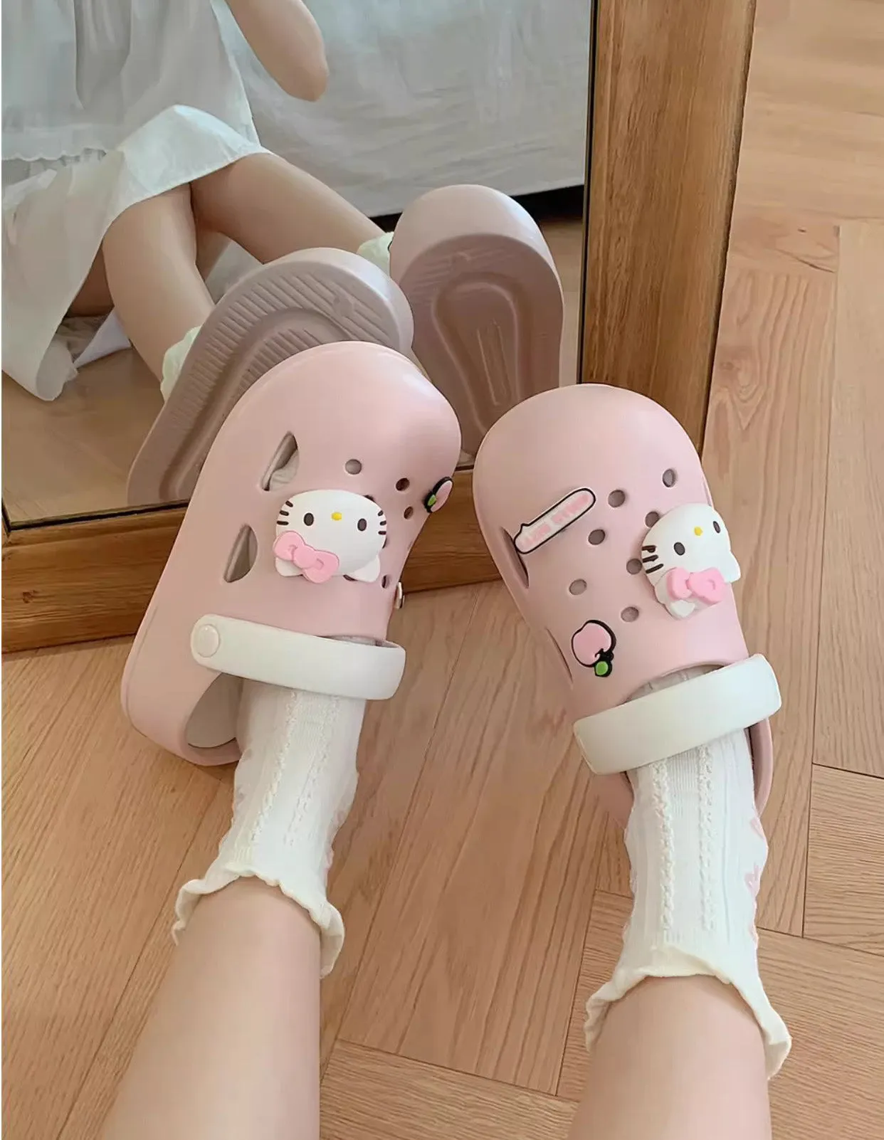 Kawaii Clogs Platform Shoes Sandal