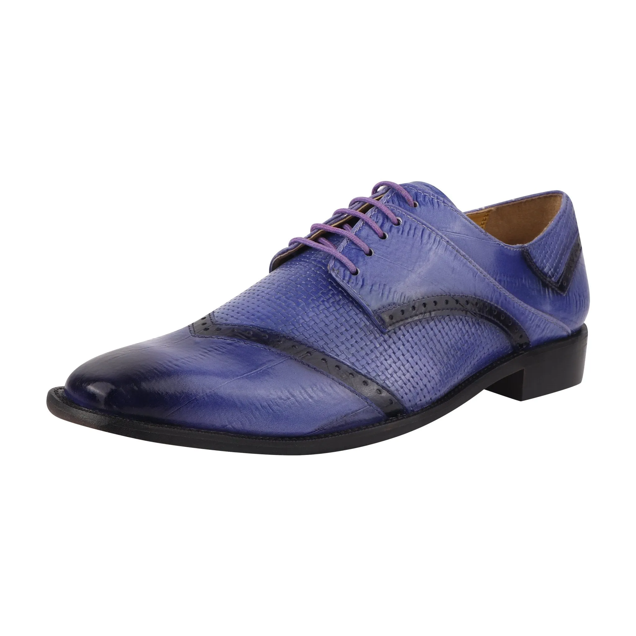 Kazma Leather Oxford Style Lace Up Dress Shoes