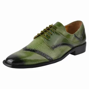 Kazma Leather Oxford Style Lace Up Dress Shoes