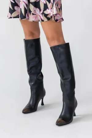 Lexington Black Knee High Boot - Final Sale