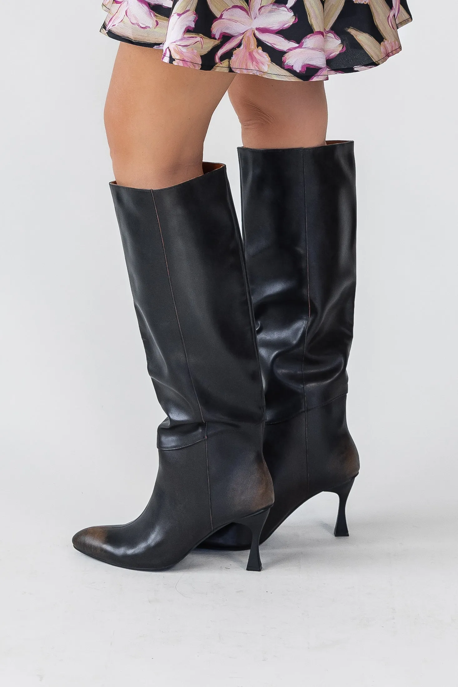 Lexington Black Knee High Boot - Final Sale