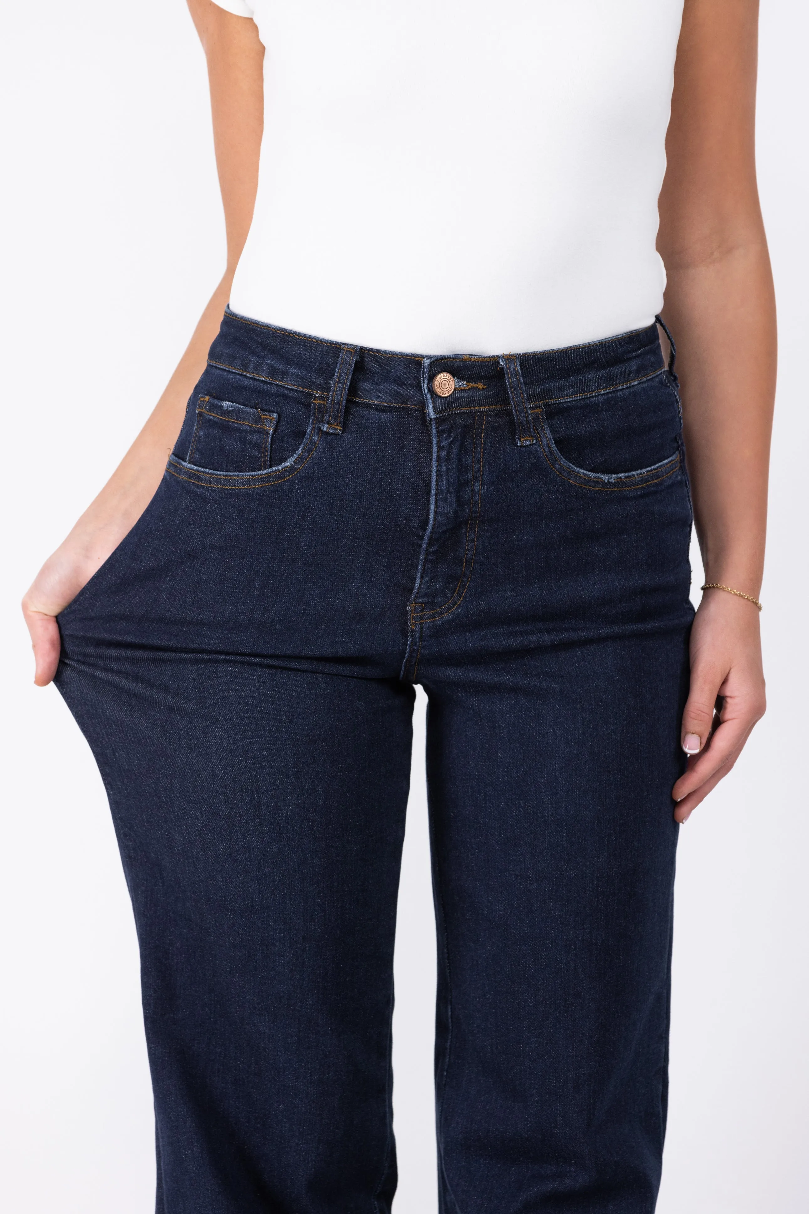 Lovervet Feel Alive High-Rise Loose Straight Leg Tummy Control Denim