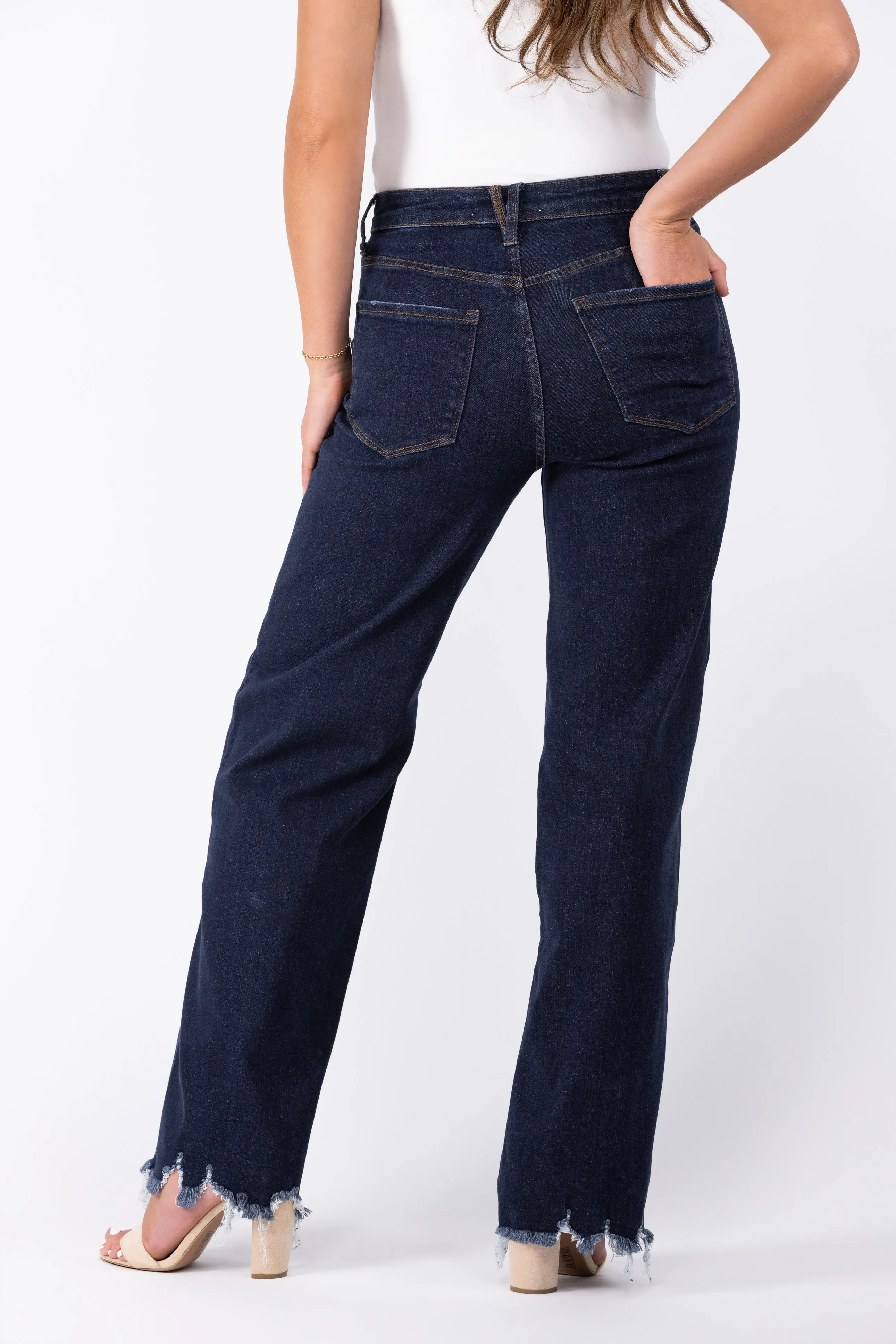 Lovervet Feel Alive High-Rise Loose Straight Leg Tummy Control Denim