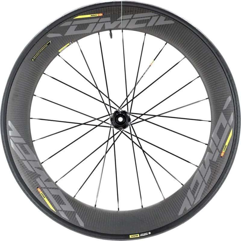 Mavic Comete Pro Carbon, Road Bike Front Wheel, 700c, 12x100mm, TA, CL Disc