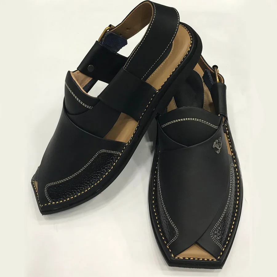 Men's Casual Handmade Leather Peshawari Chappal