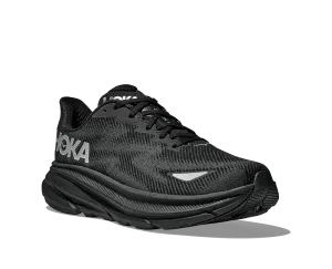 Men's Hoka Clifton 9 GTX Color: Black/ Black