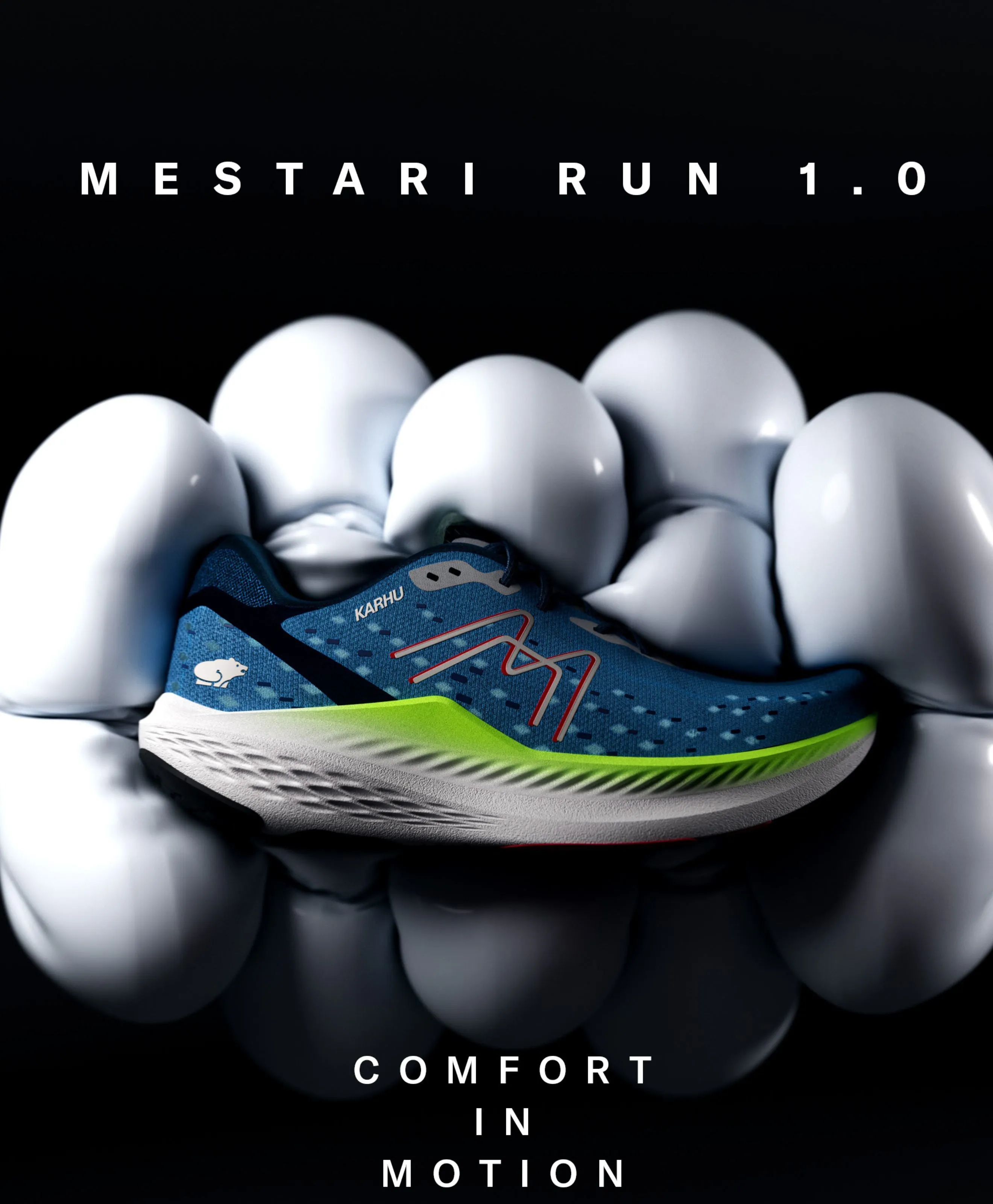 MEN'S MESTARI RUN - AEGEAN BLUE / SHARP GREEN